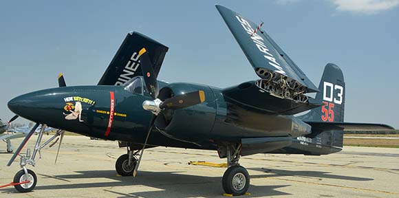 Grumman F7F-3P Tigercat NX700F Here Kitty Kitty, April 29, 2016